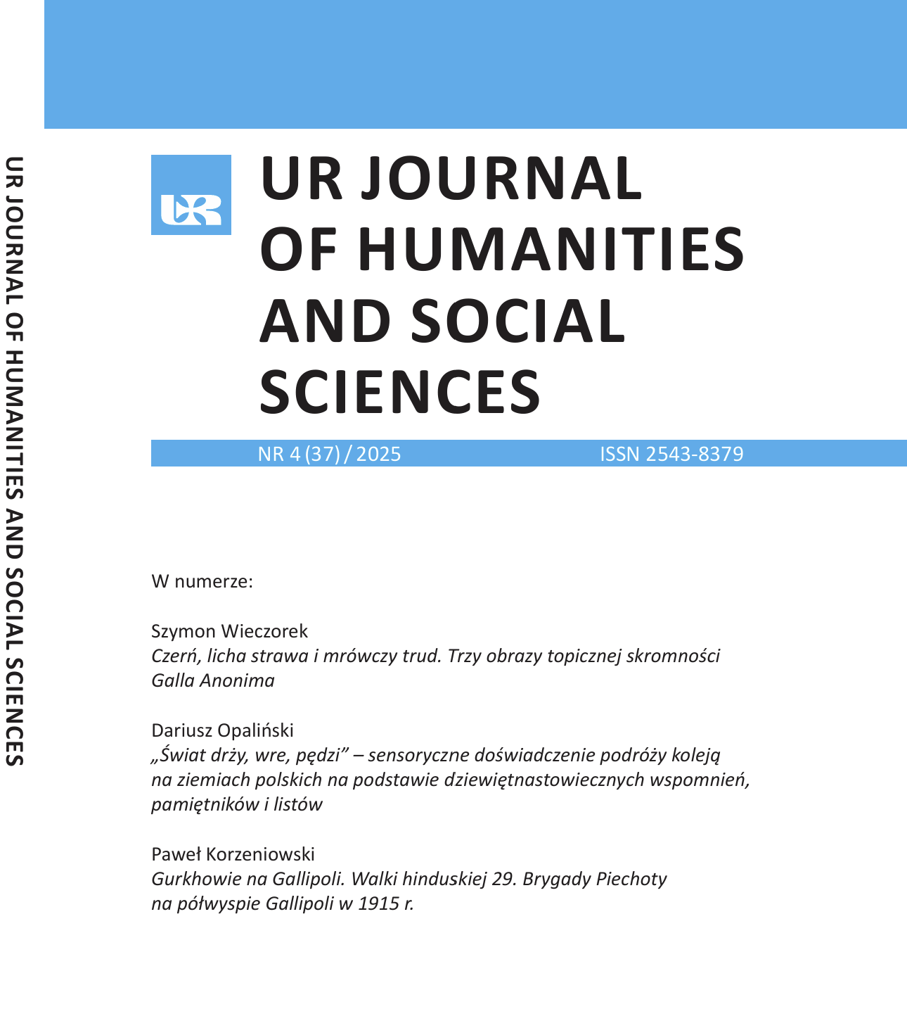 Numer 5/2025 URJHSS COVER